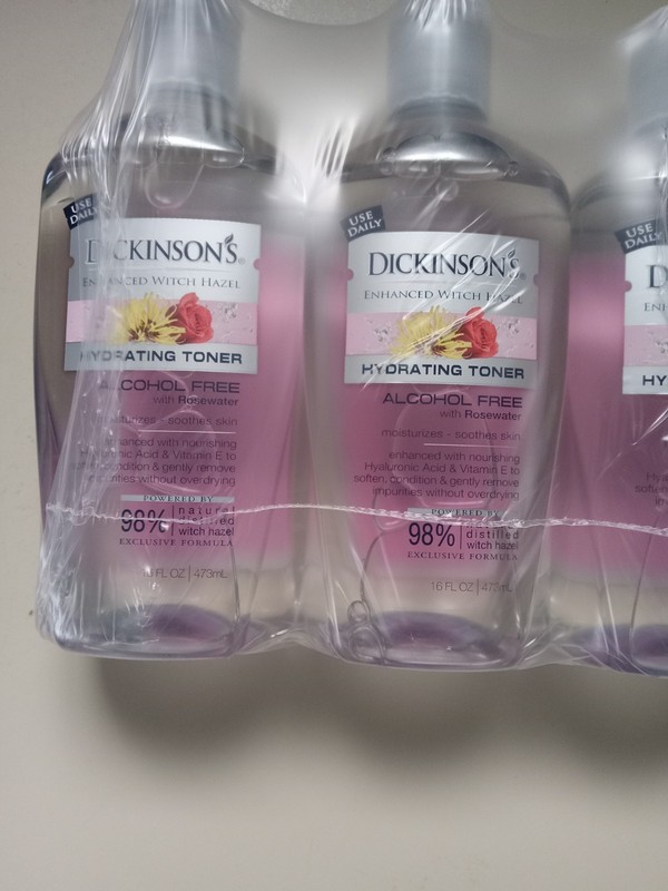 Dickinson's Hydrating Toner Enhanced Witch Hazel with Rosewater 16 oz.(Lot of 3) gallery