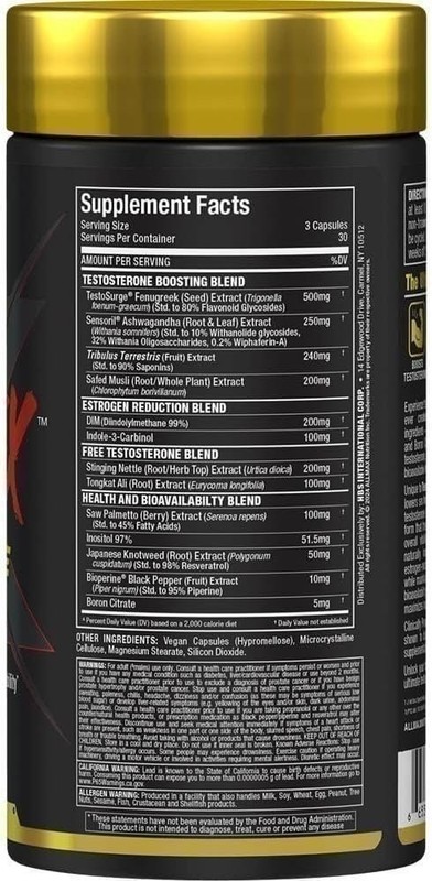 ALLMAX TESTO-FX, Testosterone Booster, 90 Capsules (2 Bottles) gallery