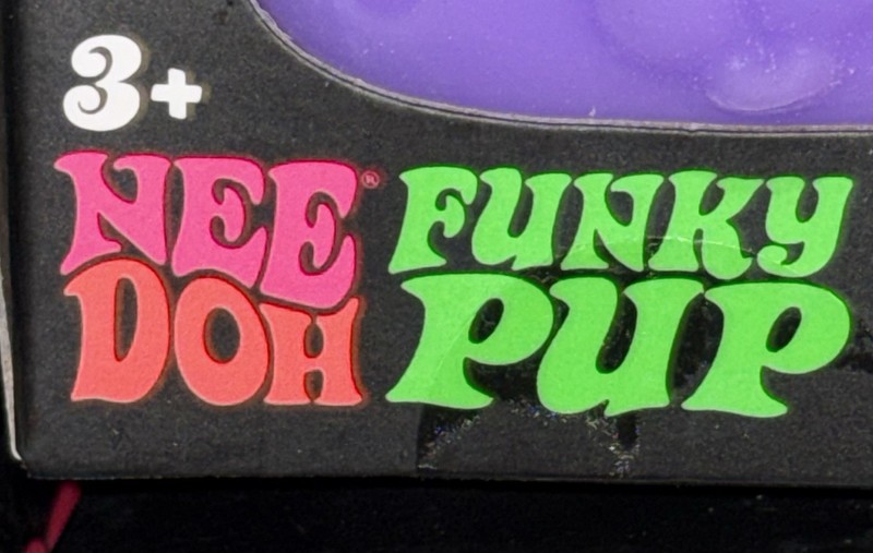 Nee Doh - Funky Pup X12 & Fuzz Ball X2 - Pink, Orange, Blue, Purple - Schylling gallery