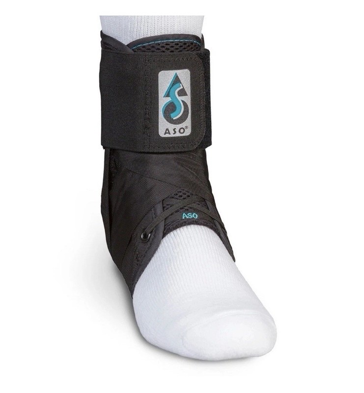 Med Spec ASO Ankle Stabilizer (Small, Black) – Ankle Brace for Sprained Ankle.