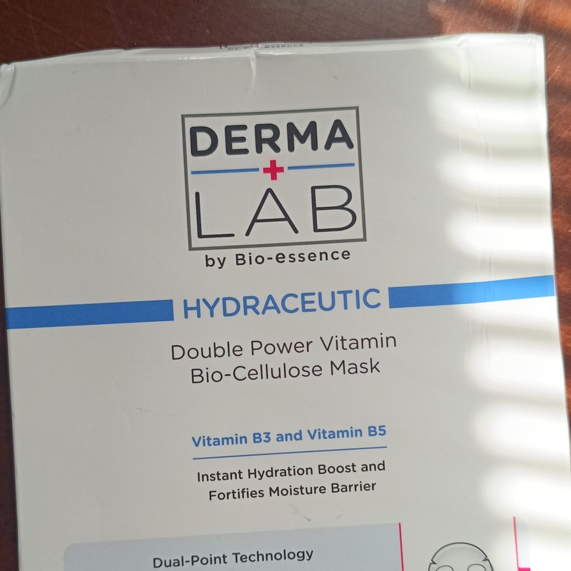 Derma Lab Hydraceutic Hydrating Face Bio-Cellulose Mask Sheet 25ml×3 B3 B5