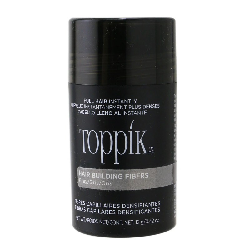 Toppik Hair Building Fibers – # Gray 12g/0.42oz