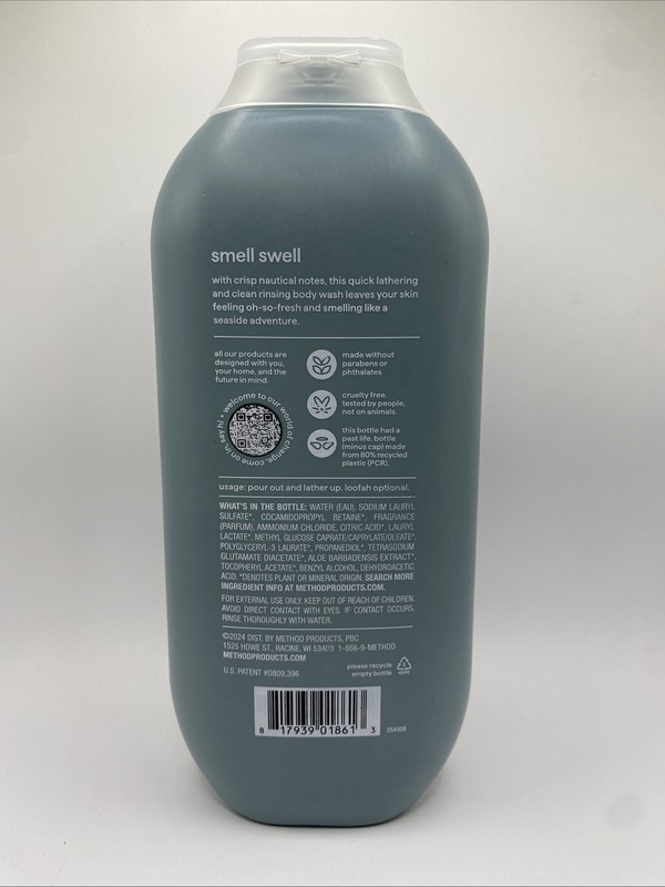 Method Men Body Wash, Sea + Surf, 18 fl oz gallery