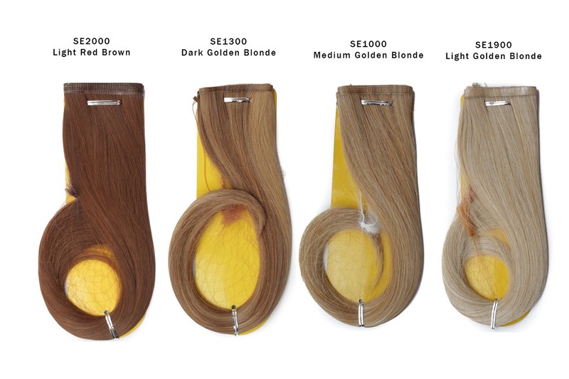 Secret Extensions – Hair Extensions by Daisy Fuentes Red Brown and Golden Brown