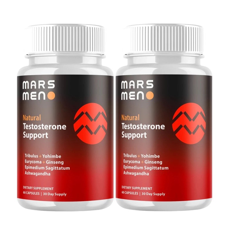 Mars Men Max Men’s Vitality & Performance Support Supplement 60caps | Pack of 2