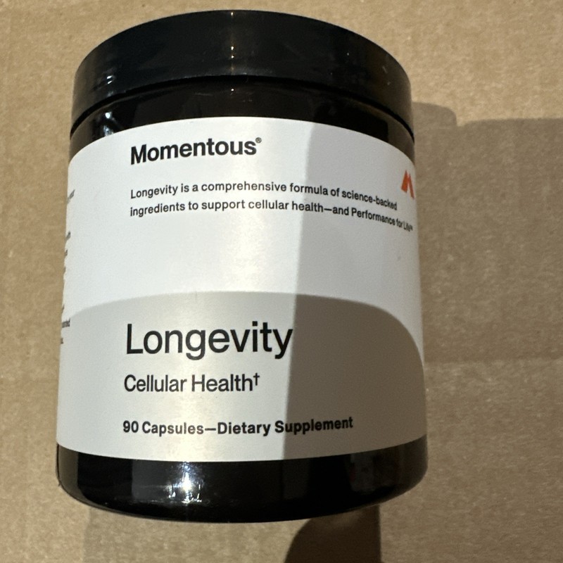 Momentous Longevity Cellular Health 90 Caps Exp 2027 New