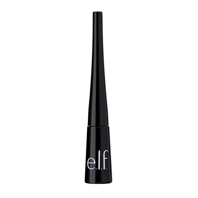 e.l.f. Liquid Eyeliner, Jet Black, Extra-Fine Brush, Smudge-Proof, 1ct gallery