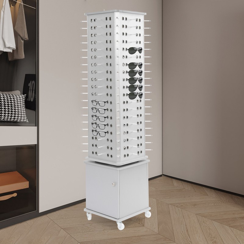 Sunglasses Display Stand For 152 Eyeglass Holder Sunglass Rack Floor-standing gallery