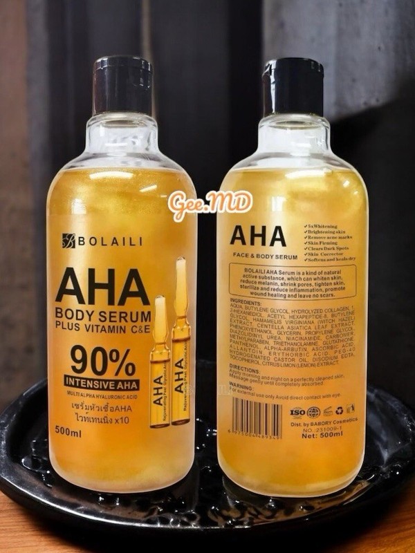 AHA Whitening face and body Serum Intensive Whitening BOLAILI 500ml USA Stock