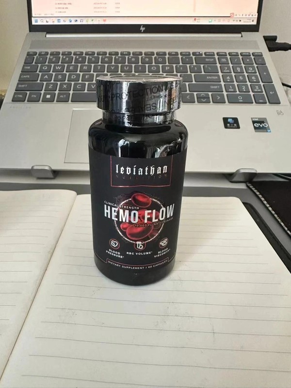 3pcs Leviathan Nutrition Hemo Flow Supplement with Nattokinase for Nitric Oxide gallery