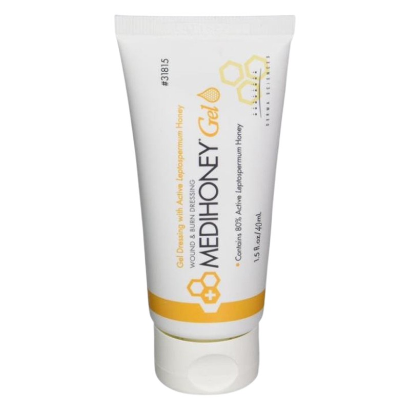 1-3Pack-Medihoney Gel Wound and Burn Dressing from Derma Sciences 1.5 oz New