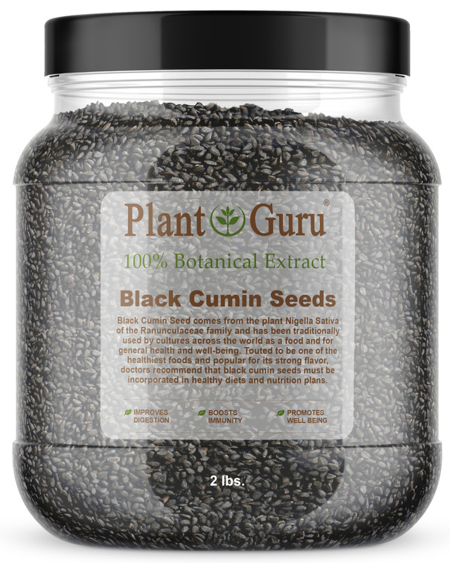 Black Cumin Seeds 2 lbs Jar Whole NIGELLA SATIVA Kalonji Herb Comino Negro Bulk