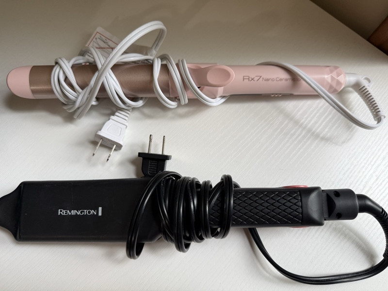 Remington RX7 1 1/4 in Ceramic Curling Wand Iron 410°F 45W Pink/Rose Gold
