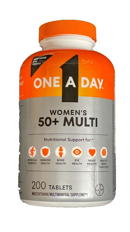 One A Day Women’s 50 Plus Healthy Advantage Multivitamin 200 Count Tablets