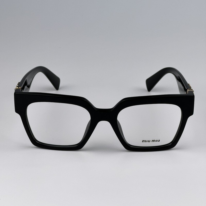 Miu Miu Women Eyeglasses Black Demo Square MU04UV 1AB1O1 NEW AUTHENTIC gallery
