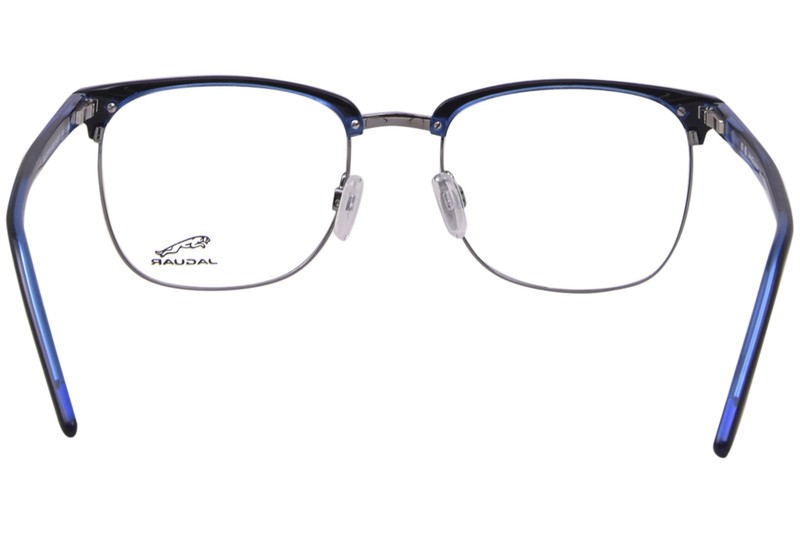 Jaguar 33618 4928 Eyeglasses Men's Black/Blue/Silver Full Rim Round Shape 54mm gallery