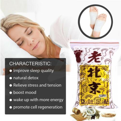 50pcs Detox Foot Patches Pads Body Toxins Feet Slimming Deep Cleansing Herbal gallery