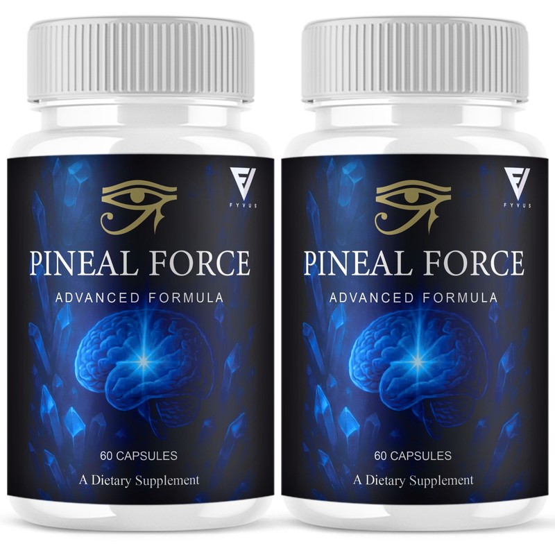(2 Pack) PinealForce Premium Health & Wellness Supplement Pills (120 Capsules)