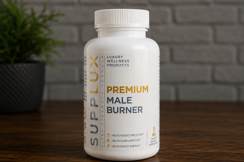 SUPPLUX Premium Male Burner Weight Management Supplement 60 Capsules