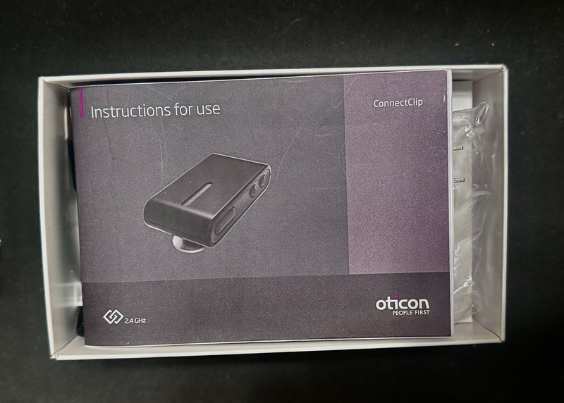New Oticon ConnectClip Bluetooth Streamer Wireless Microphone Hearing Aid AC1A gallery