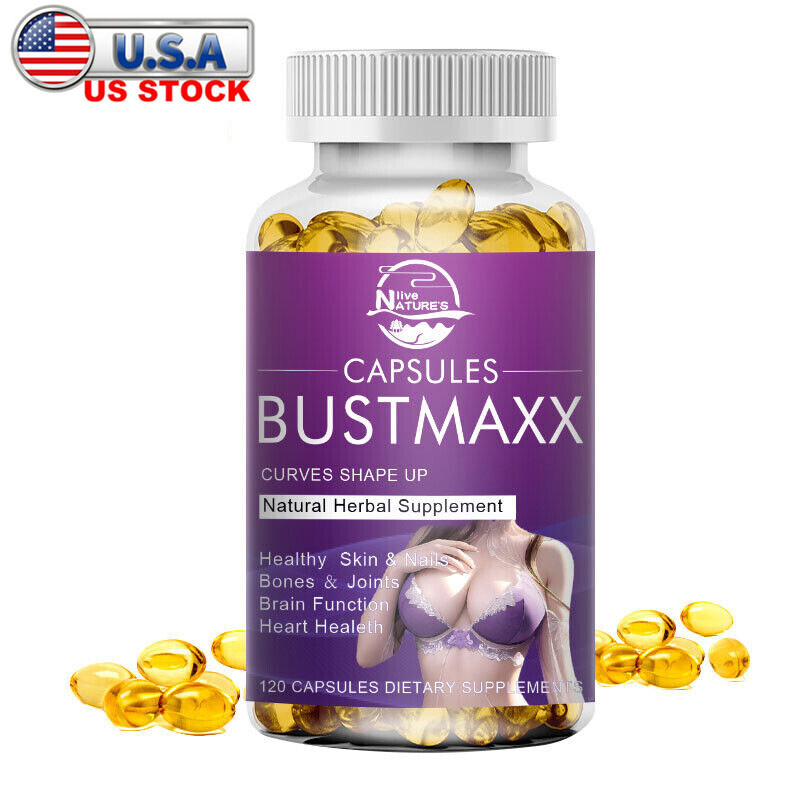 Nature’s Live Pueraria Mirifica Breast Growth Softgels Bust Enhancement 120Pills