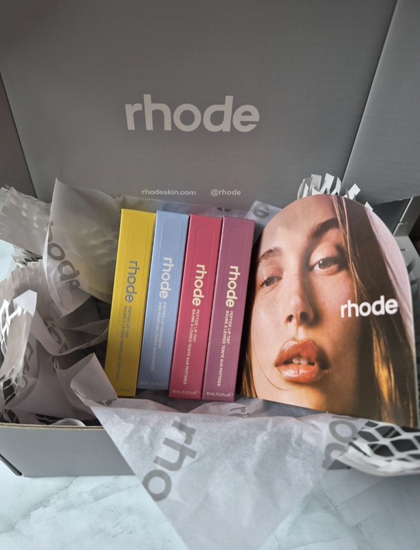 4 RHODE Peptide Lip Treatment Bundle NIB Authentic With Box