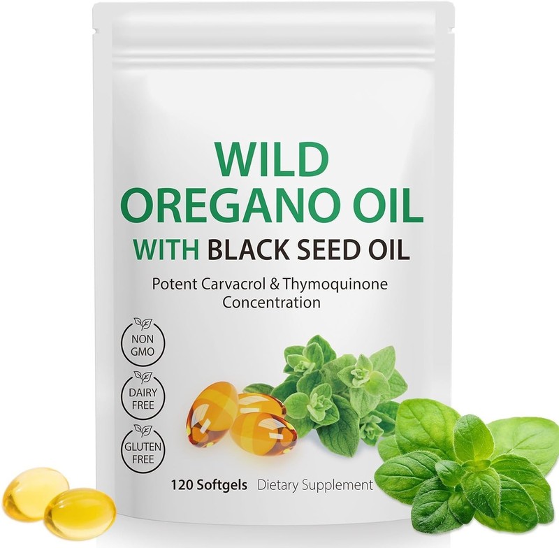 Resilia Oil Of Oregano With Black Seed 6,000MG Capsule Softgel 3,5 Day Delivered