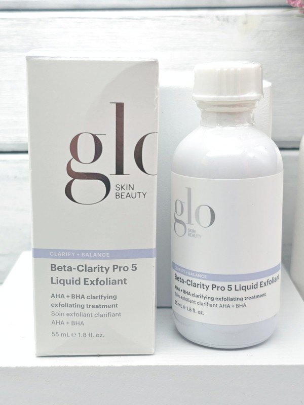GLO SKIN BEAUTY Beta-Clarity Pro 5 Liquid Exfoliant AHA + BHA 1.8 Fl Oz $60 Rt.
