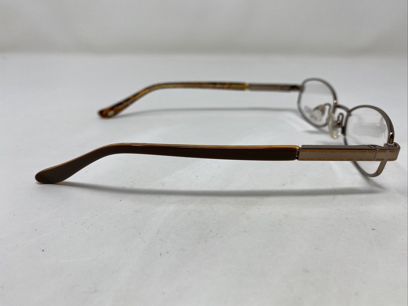 Nine West NW 144 0EQ6 44-16-125 Brown Full Rim Metal Eyeglasses Frame XG52 gallery