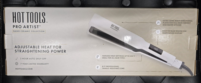 *NEW* Hot Tools Pro Artist Nano Ceramic 1-1/2" XL Digital Flat Iron *SEALED*NIB* gallery