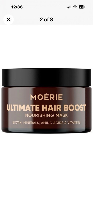 MOERIE ULTIMATE HAIR GROWTH REPAIR MASK Hair Hydrating Conditioning 122ml gallery