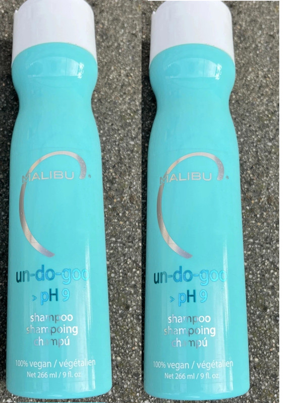 Set of 2 – Malibu C Professional Un-Do-Goo pH 9 Shampoo 9oz