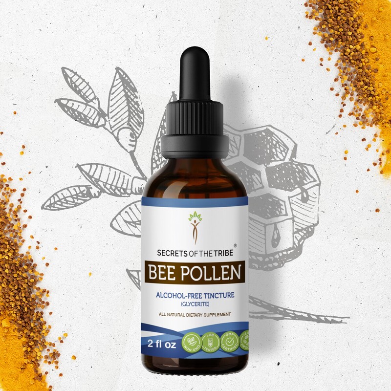 Secrets Of The Tribe Bee Pollen Tincture Alcohol-FREE