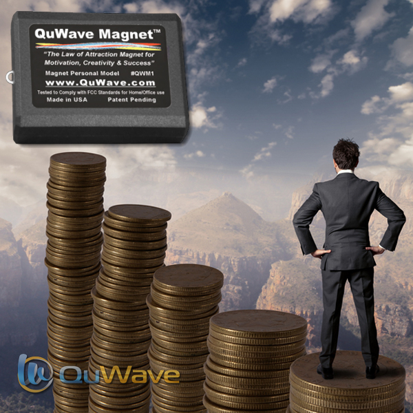 QuWave Law of Attraction Magnet QWM1B - Improves Success Happiness Wealth Health gallery