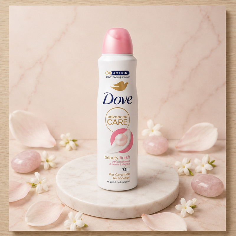Dove Advanced Care Beauty Deodorant Spray – Jasmine & Magnolia, 72h Protection