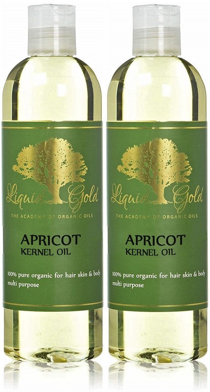 Liquid Gold Apricot Kernel Oil 100% Pure & Organic for Skin Hair and Health Care