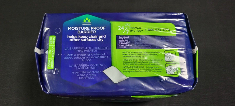 Prevail Total Care Disposable Underpads (23X36") 25 pads Large Extra Strong - gallery
