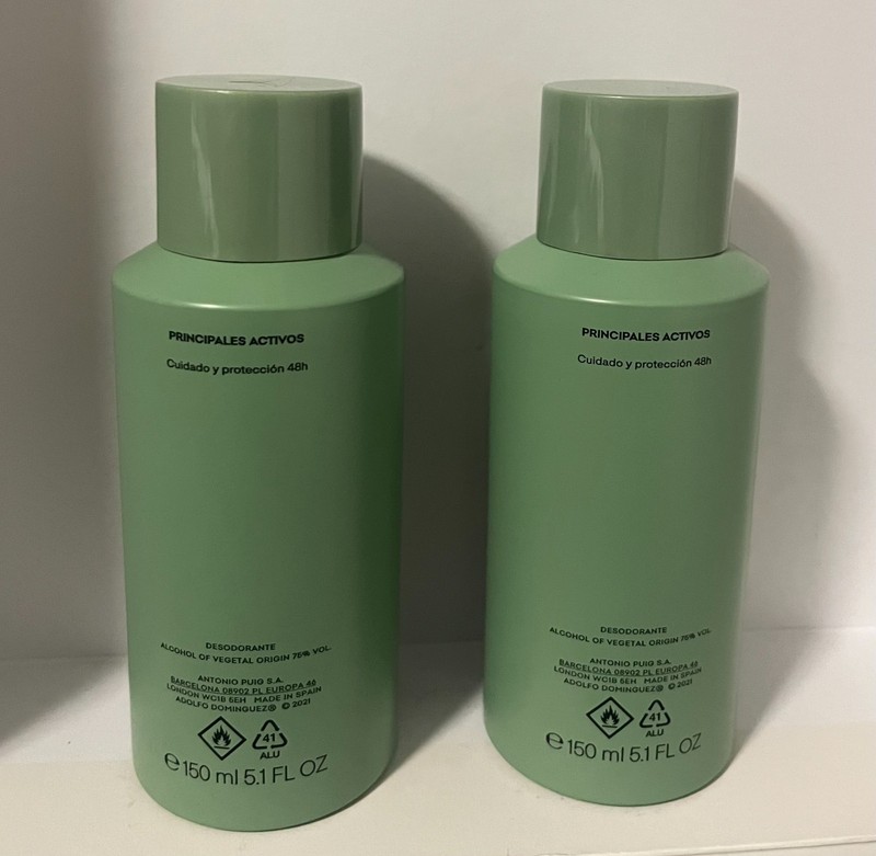 2 X Adolfo Dominguez Vetiver Terra DEODORANT Spray 150ml -5.1 Oz NEW AS PICTURED gallery