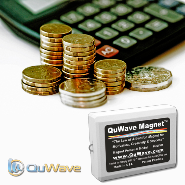 QuWave Law of Attraction Magnet QWM1B - Improves Success Happiness Wealth Health gallery