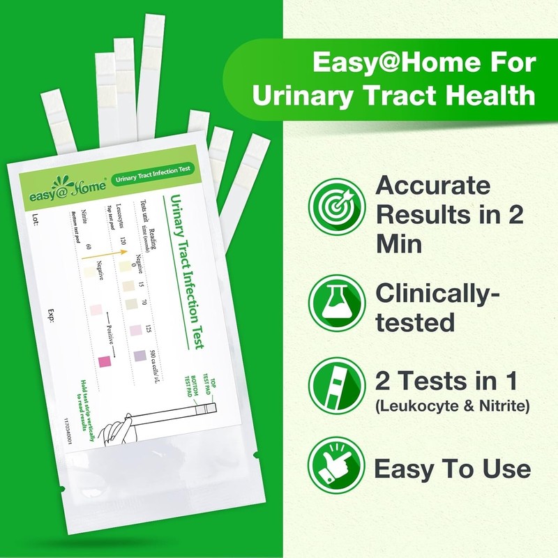 Easy@Home 100 Individual Pouch Urinary Tract Infection Test Strips gallery