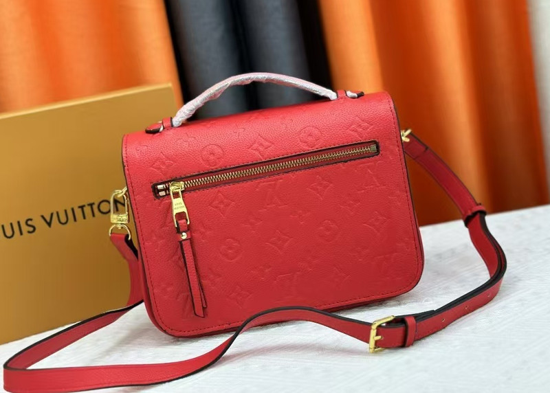 LVBeaute Pochette Metis Monogram Crossbody Bag Red, Gold HW BAG