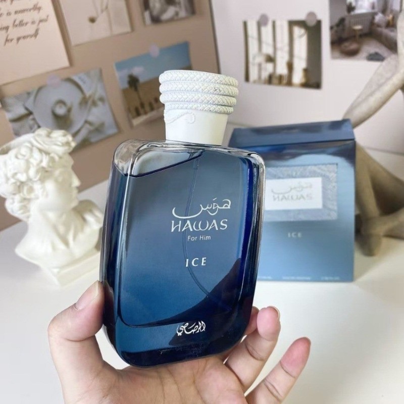 Rasasi Hawas Ice Men’s EDP 100ml Long Lasting Cologne New