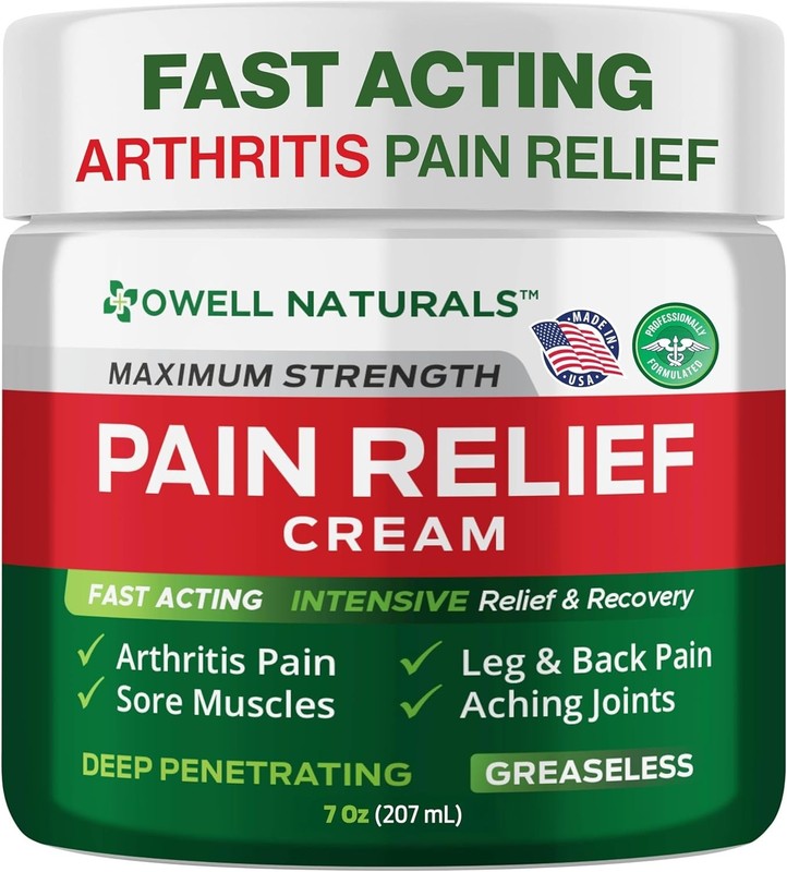 7 oz Maximum Strength Muscle & Joint Relief Cream – Menthol Scented Comfort gallery