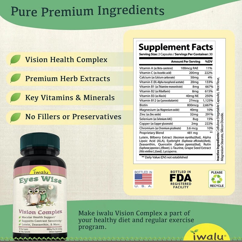 Bright Eye Care | Best Supplement Capsule Pill Men Women FREE SHIP gallery