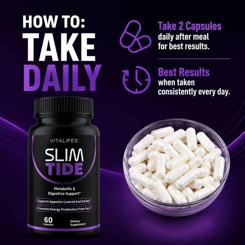 Slimtide Advanced Energy And Fitness Supplement Slim Tide 60Capsules gallery