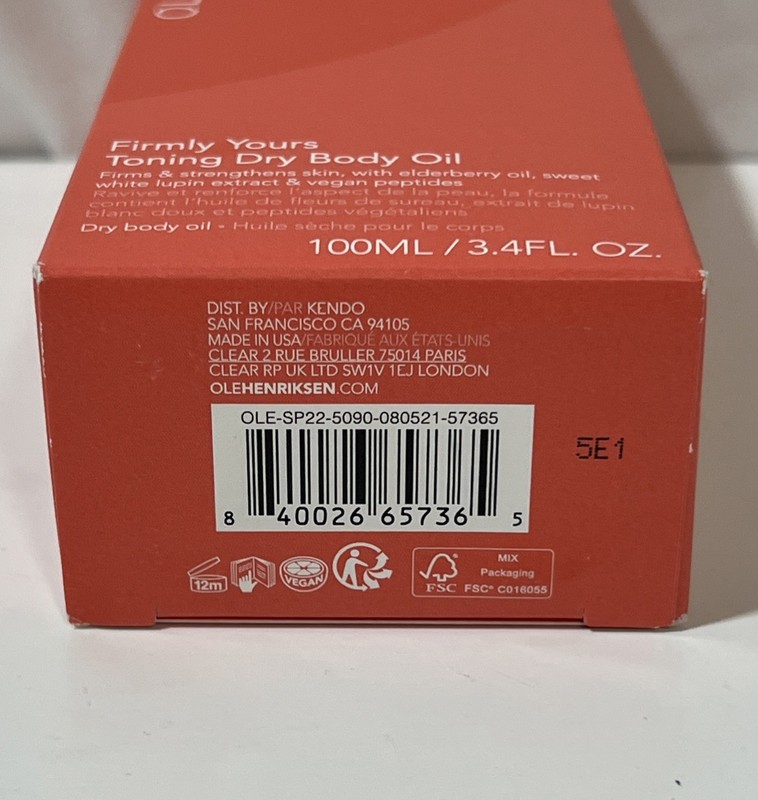 Ole Henriksen Firmly Yours Toning Dry Body Oil 3.4 fl oz | Firming + Nourishing gallery