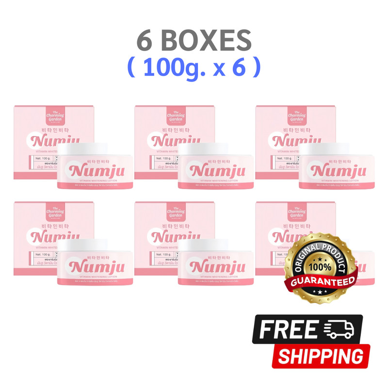6x Numju Lotion Vitamin Leavening Black Elbows Agent Skin Dark Armpits Radiant