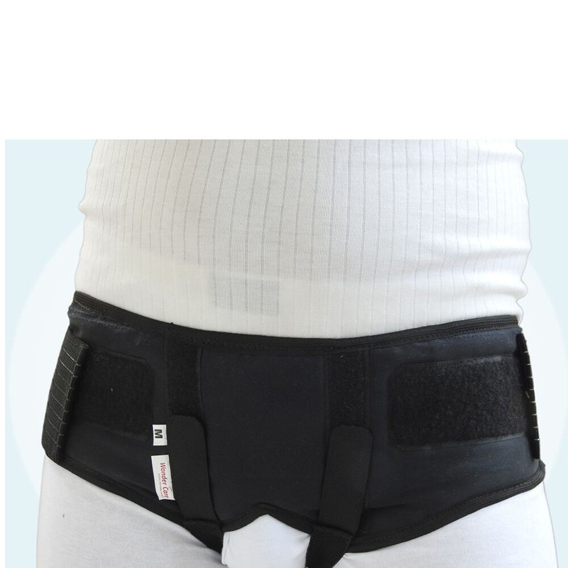Inguinal Hernia Support Belt_With Adjustable Elastic & Double Truss Brace Pad-US