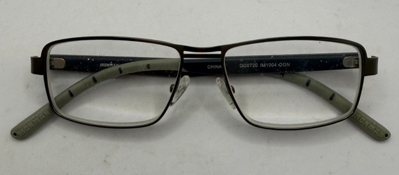 IRONMAN FRAMES ONLY EYEGLASSES DG0720 IM1004 BLUE GRAY 54-15-148