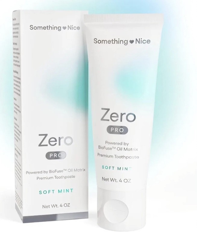 Something Nice Zero Pro Premium Toothpaste Soft Mint 4oz NEW Sealed Fast Ship